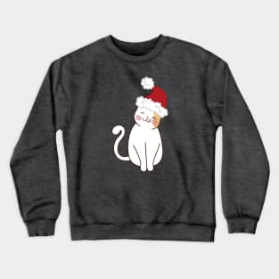 Cat santa Crewneck Sweatshirt